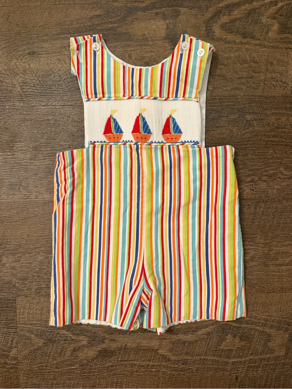 Three Sisters Striped Sailboat Jon Jon
